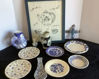 Collection of Blue Plates More