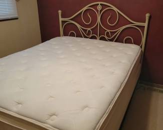 Queen Bed with Metal Frame