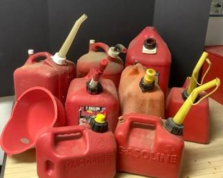 Variety Of Gas Cans