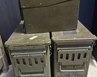 Three Ammo Cases