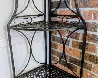 Metal 5 Tier Folding Corner Shelf