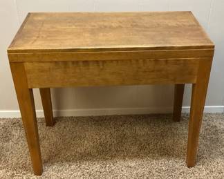 Small Oak Table with Removable Top