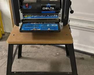 Delta Electric Powered Planer On Stand