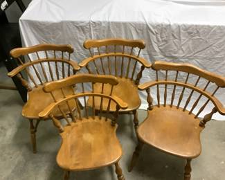 Four Ethan Allen MapleBirch Chairs