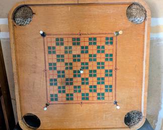 Vtg Carrom Game Board made Into Hat Holder