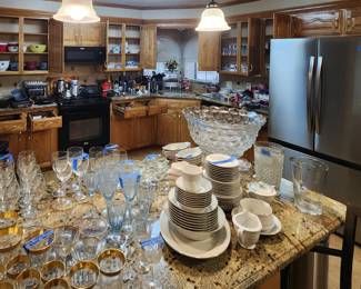 China and antique crystal