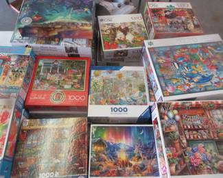 Very well kept puzzles, 750 pc to 2000'pc