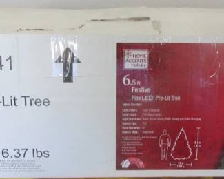 6.5 Festive Pine LED pre-lite Tree