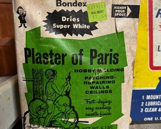 Vintage Plaster of Paris bag