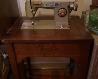 Vintage Nelco sewing machine manufactured in Japan during the 50's or 60's