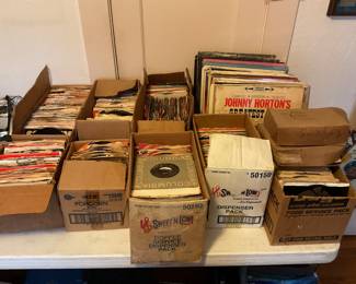 Tons of 45's and some albums