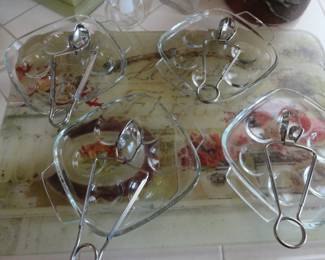 Escargot Plates & Tongs