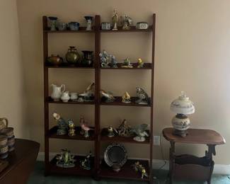 Stengel, shelving, lamps