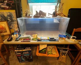 75 gal Fish Tank and Supplies, Equipment