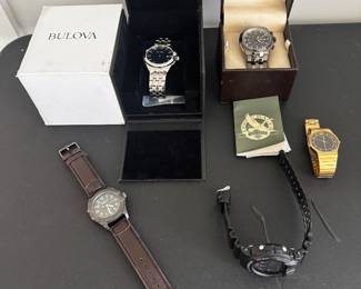Men's Watches (Bulova, Seiko, Eddie Bauer, etc.)
