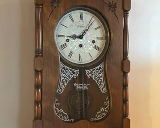 Ansonia wall clock, German movement