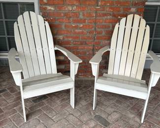 Plants, pots, patio furniture and yard art. 