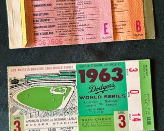 World series and Disneyland tickets