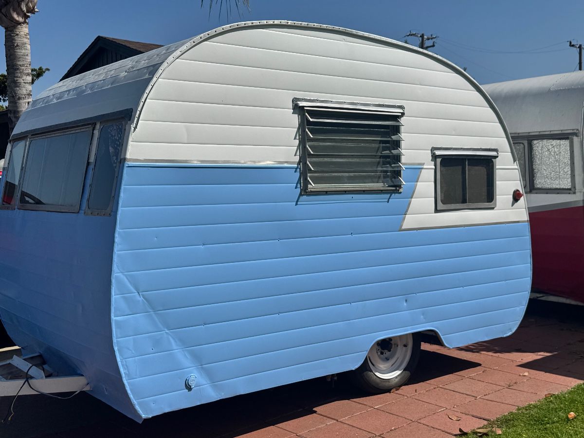 1951 Shasta was professional ly restored, including all new wiring and new Hitch. GRACIE, is a rare Shasta and only 12ft. plus Hitch. Freshly painted exterior. She weights approx. 1200 lbs and can be pulled by an SUV