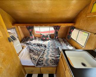 1951 Shasta was professional ly restored, including all new wiring and new Hitch. GRACIE, is a rare Shasta and only 12ft. plus Hitch. Freshly painted exterior. She weights approx. 1200 lbs and can be pulled by an SUV