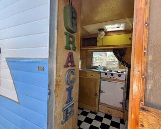 1951 Shasta was professional ly restored, including all new wiring and new Hitch. GRACIE, is a rare Shasta and only 12ft. plus Hitch. Freshly painted exterior. She weights approx. 1200 lbs and can be pulled by an SUV