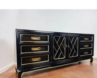 9 drawer chinoiserie dresser