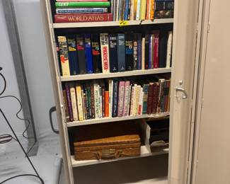 This metal cabinet was sold to the new home buyer! 