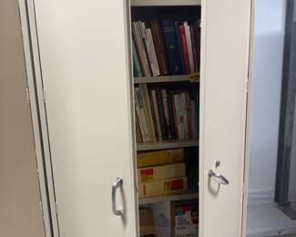 This metal cabinet was sold to the new home buyer! 