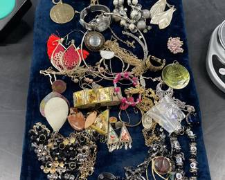 Collection of costume jewelry