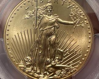 2014 1 ounce $50 gold coin