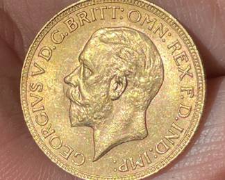 English gold sovereign