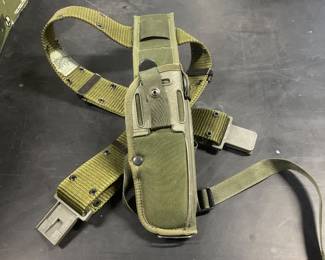 Gun holster, and belt
