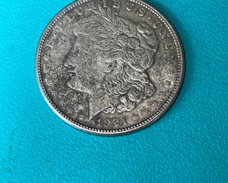 1921 San Francisco Morgan silver dollar