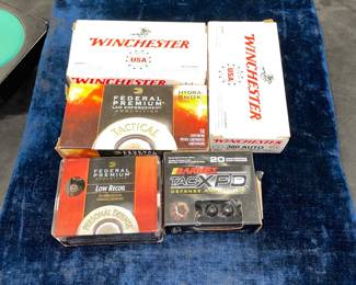 40 cal and 380 ammunition