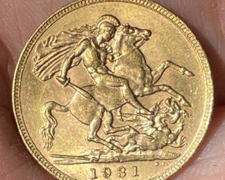 This is the last year that gold was used in England