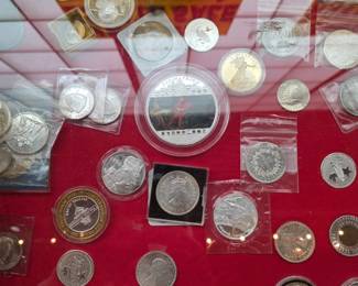 Assorted Silver coins and bullion 