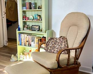 GLIDER ROCKER WITH OTTOMAN