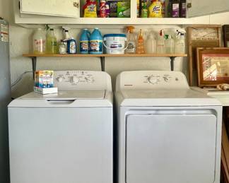 HOTPOINT WASHER & DRYER, CLEANERS