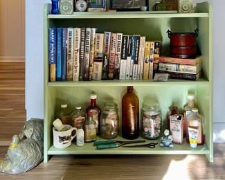 LARRY MCMURTRY BOOKS , VINTAGE MEDICINE BOTTLES