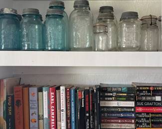ANTIQUE BALL JARS, BOOKS