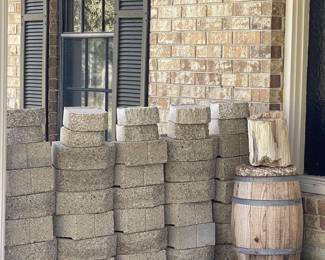 NAIL KEG, CONCRETE LANDSCAPING BRICKS