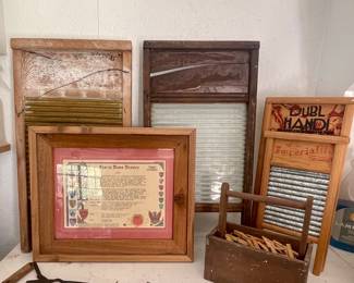 WASH BOARDS, GLASS WASH BOARDS