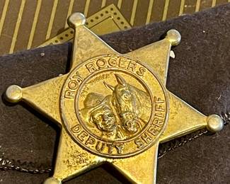 ROY ROGERS DEPUTY SHERIFF BADGE