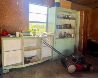 STORAGE CABINETS, PUSH MOWER