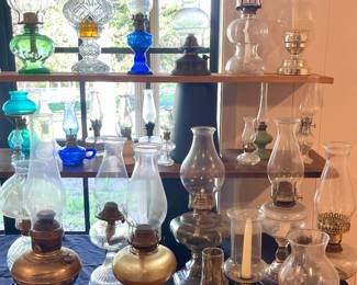 VINTAGE OIL LAMPS!