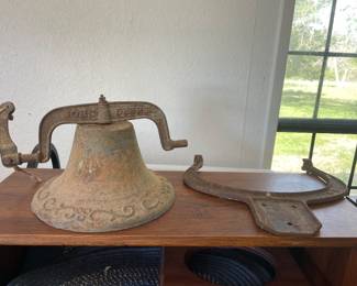 CAST IRON JOHN DEERE BELL