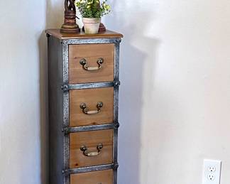 DECORATIVE SKINNY STORAGE DRAWERS