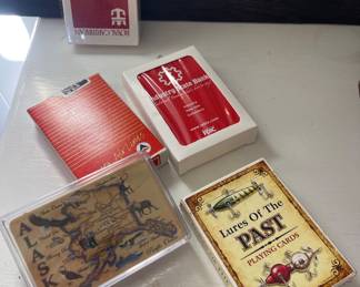 PLAYING CARDS INCLUDING “LURES OF THE PAST” PLAYING CARDS