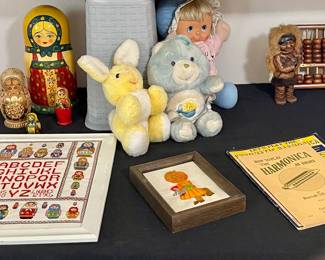 NESTING DOLLS, VINTAGE ABACUS