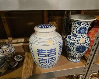 Double Happiness ginger jar. 